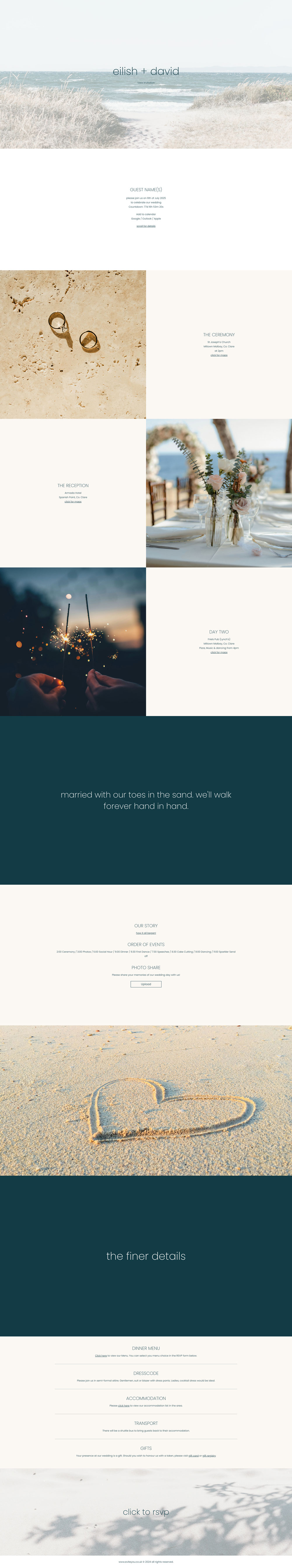 Evite You Online Personalised Paperless Digital Whatsapp Wedding Invitations & Websites, Dublin, Ireland