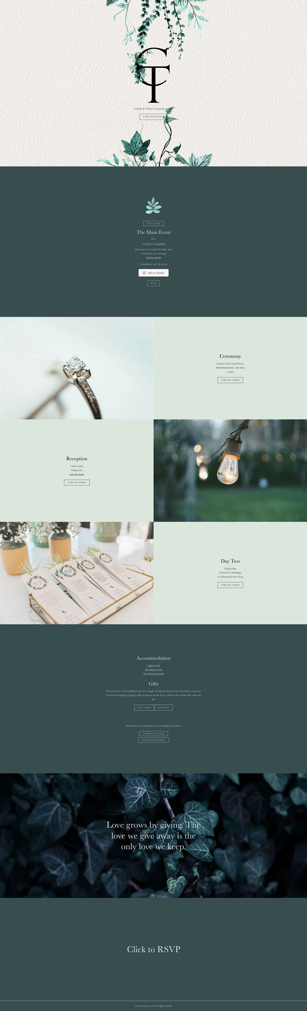 Evite You Online Personalised Paperless Digital Whatsapp Wedding Invitations & Websites, Dublin, Ireland