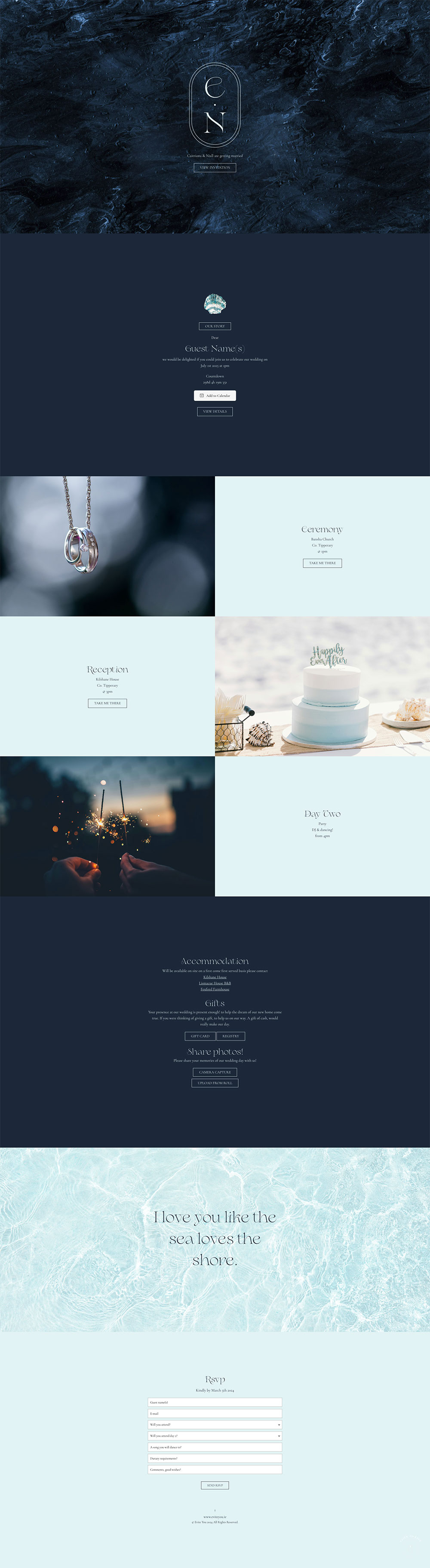 Evite You Online Personalised Paperless Digital Whatsapp Wedding Invitations & Websites, Dublin, Ireland