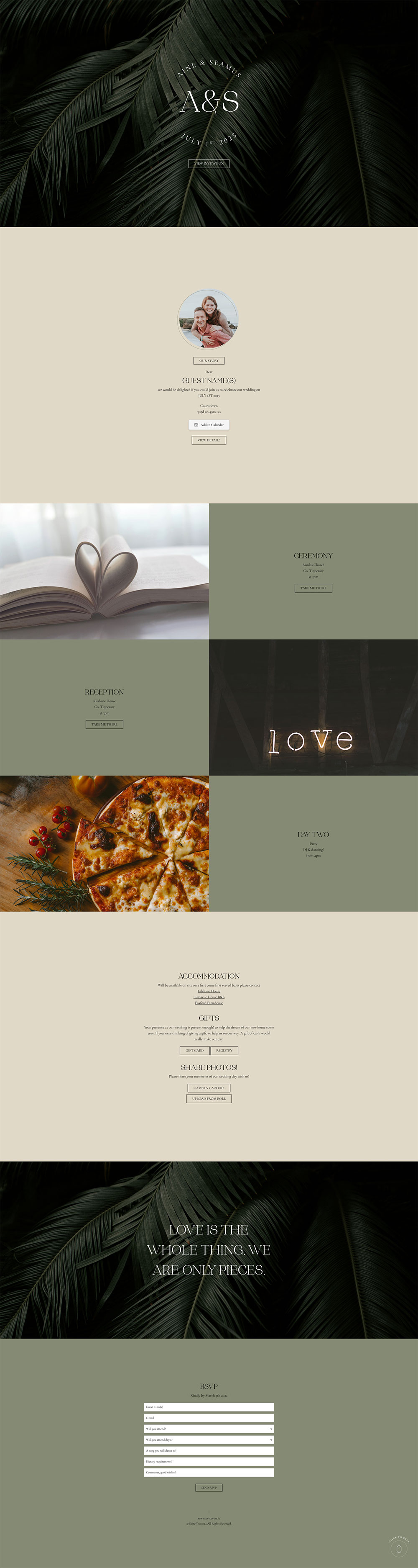 Evite You Online Personalised Paperless Digital Whatsapp Wedding Invitations & Websites, Dublin, Ireland