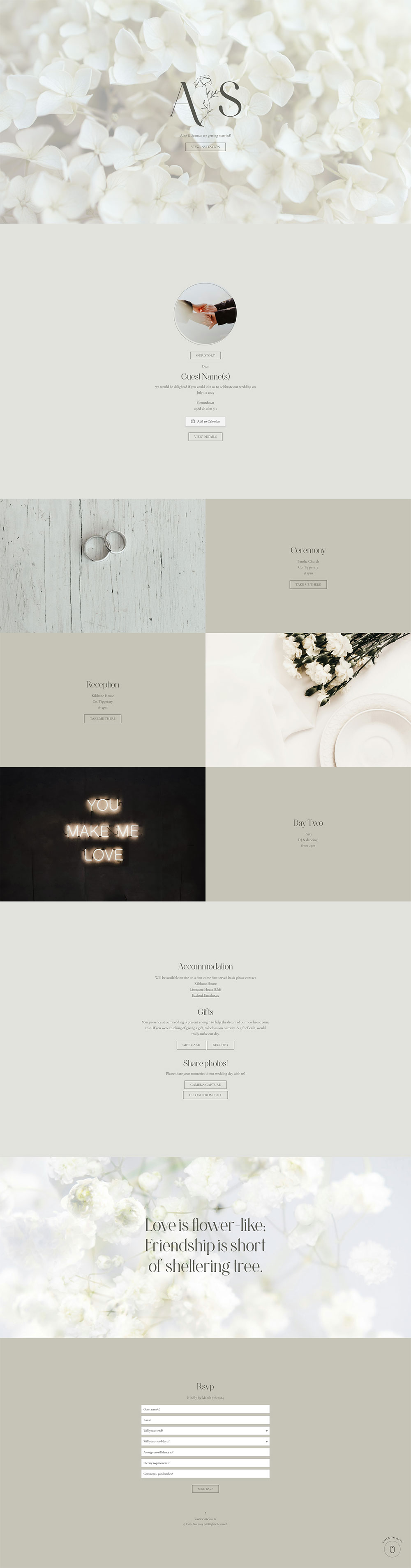 Evite You Online Personalised Paperless Digital Whatsapp Wedding Invitations & Websites, Dublin, Ireland