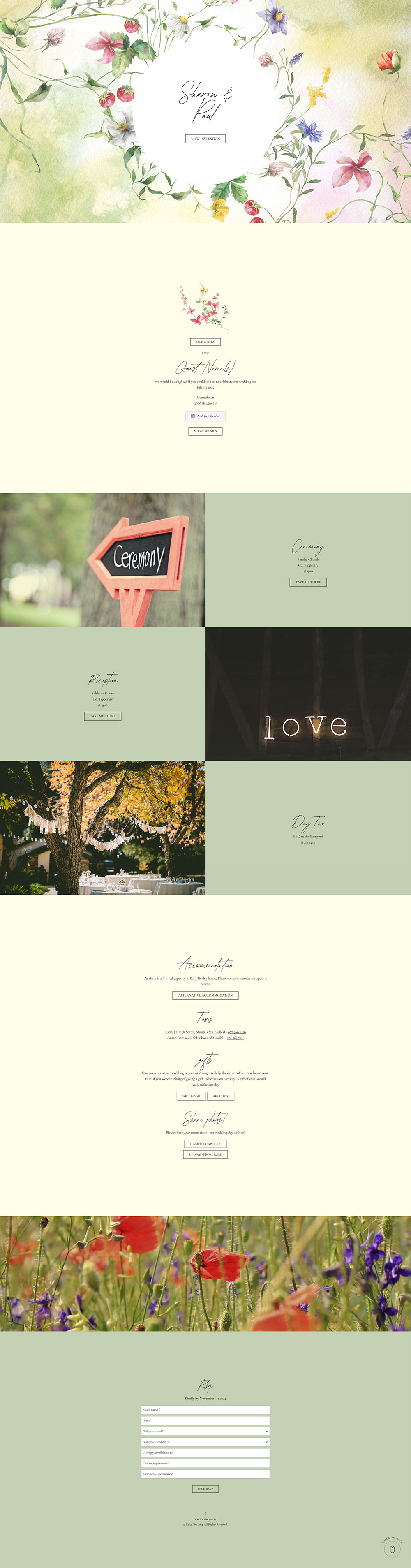 Evite You Online Personalised Paperless Digital Whatsapp Wedding Invitations & Websites, Dublin, Ireland