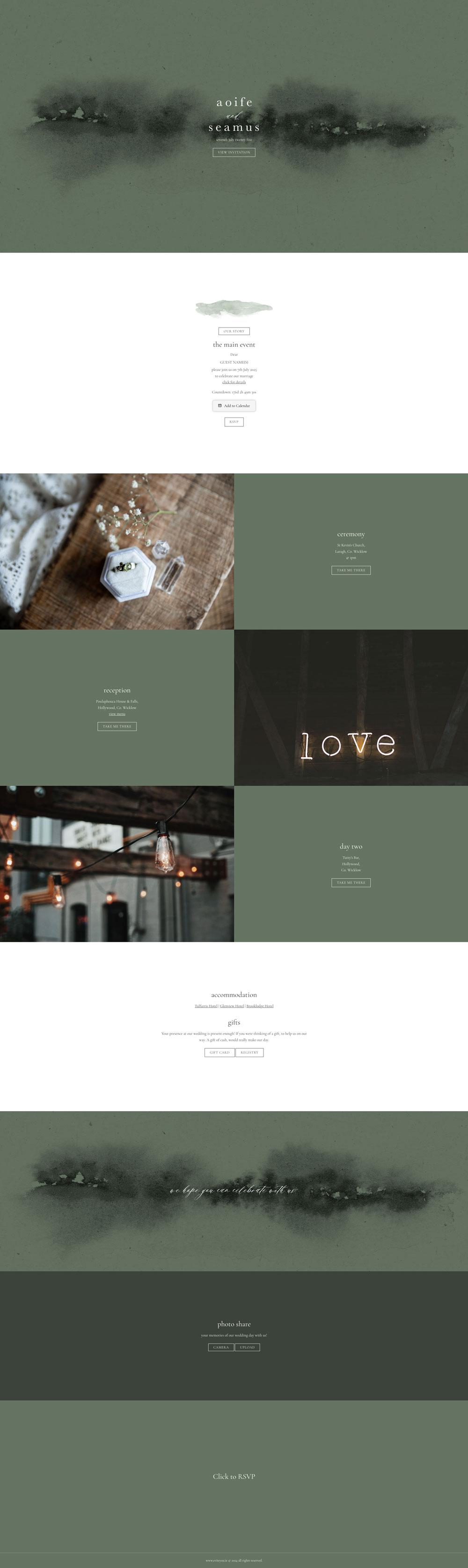 Evite You Online Personalised Paperless Digital Whatsapp Wedding Invitations & Websites, Dublin, Ireland